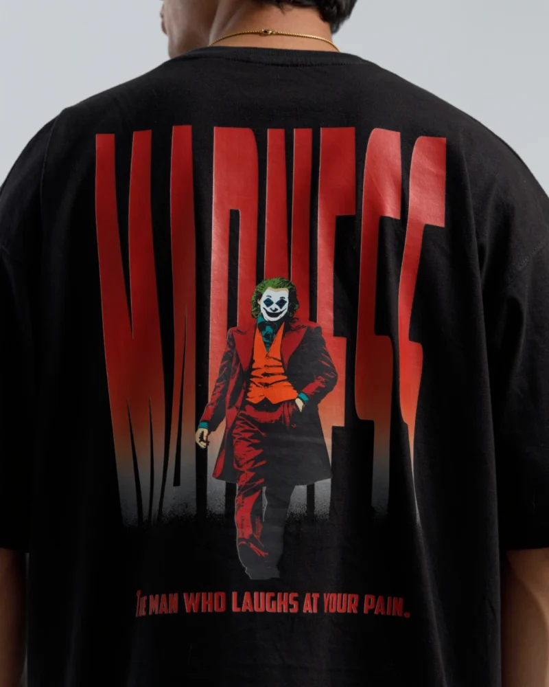 MADNESS Oversized Graphic Tee – Black - Image 4