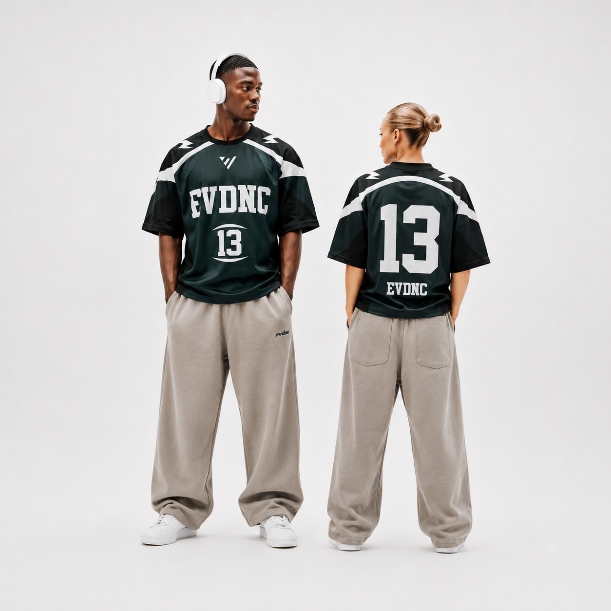 EVDNC Racing Mesh Jersey – Black & green